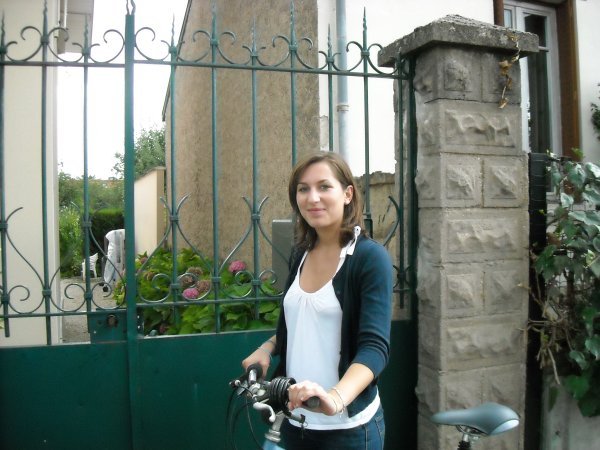 Flore in Front of her House