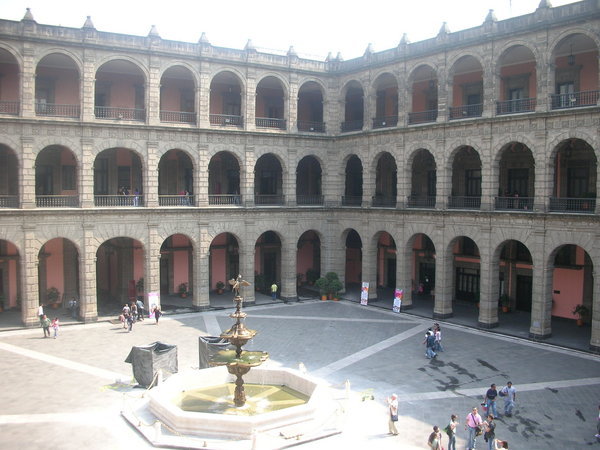 Inside the Palacio Nacional