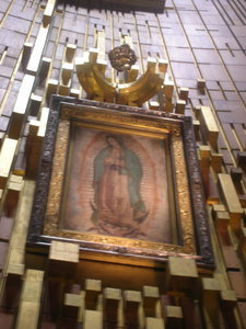 the original print of the Virgin of Guadalupe