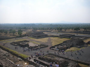 taken from half way up the pyramid