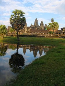 sunset of Angkor Wat