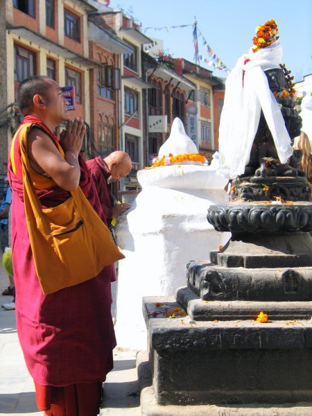 Monk in Bouddhanath