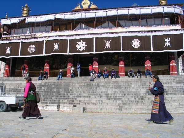 our group in drepung monastery