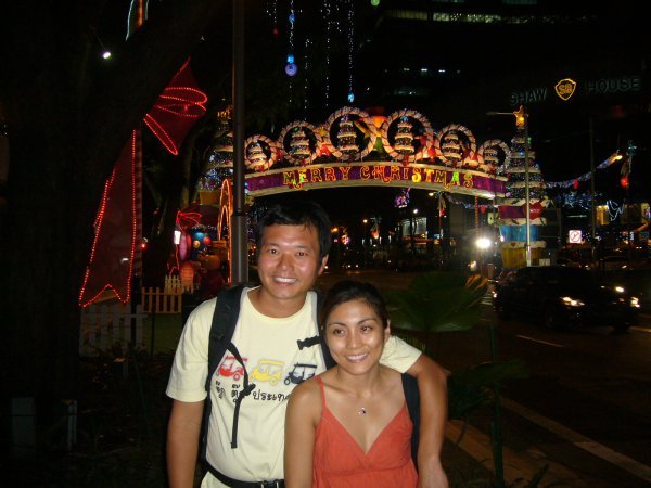 at orchard road in singapore