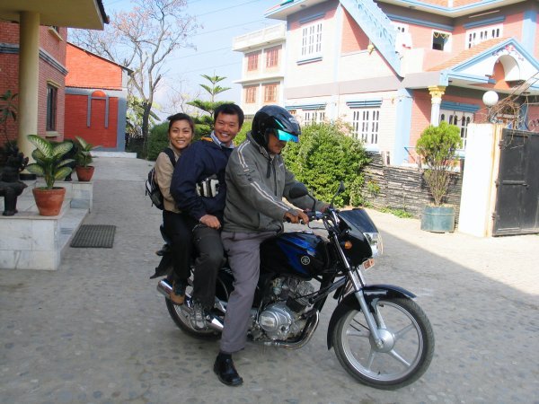 bike ride at Bhaktapur