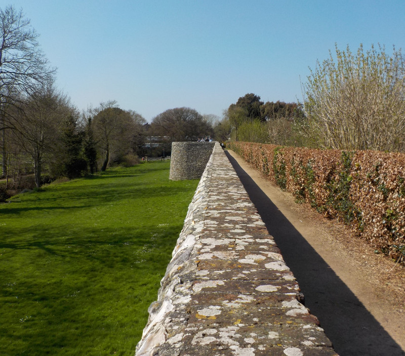 Part of Chichester's Roman wall