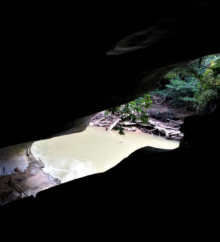Tributary of the Sarawak river in the Wind Cave