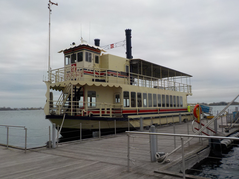 Decided against a trip out to Toronto Islands on this lovely old vessel; it was still only 6 degrees mid-morning!!!
