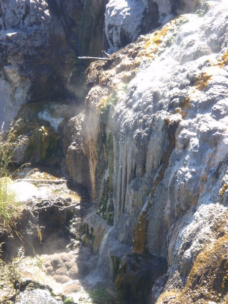 Hot waterfall