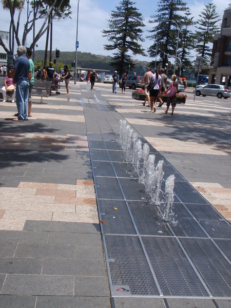 Pavement fountains
