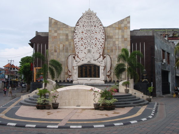 Memorial to victims of the Bali bombings