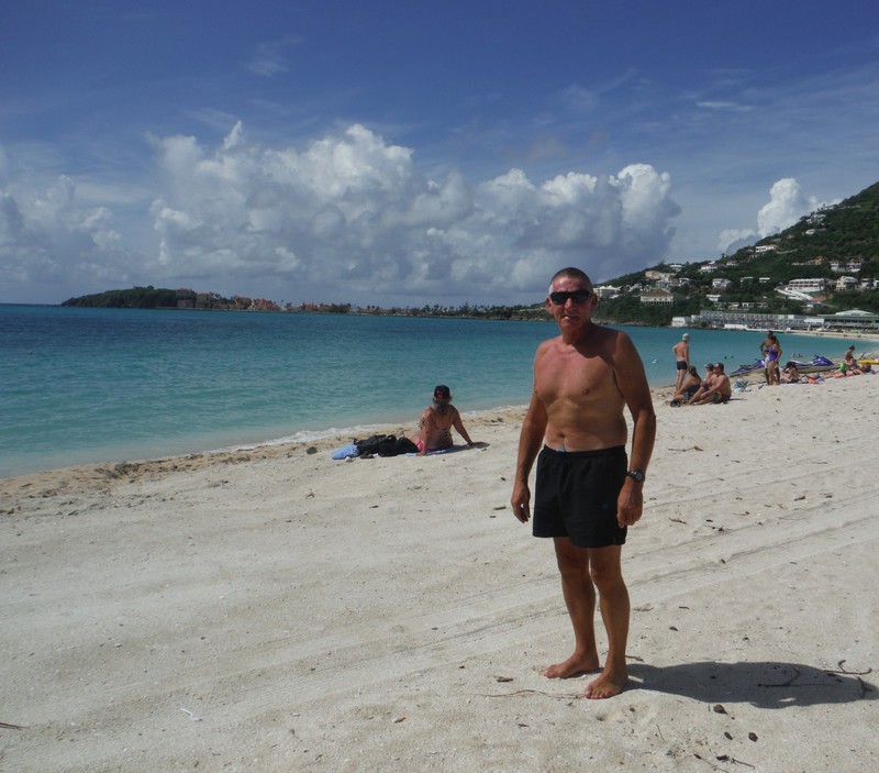 ...and another beach photo (plus John)