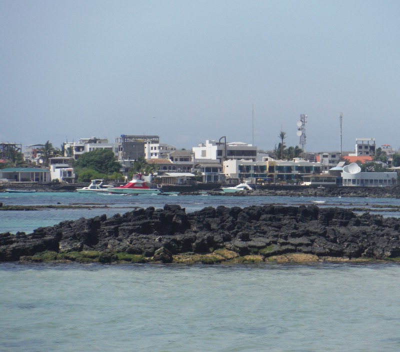 Puerto Ayora, the "capital city"
