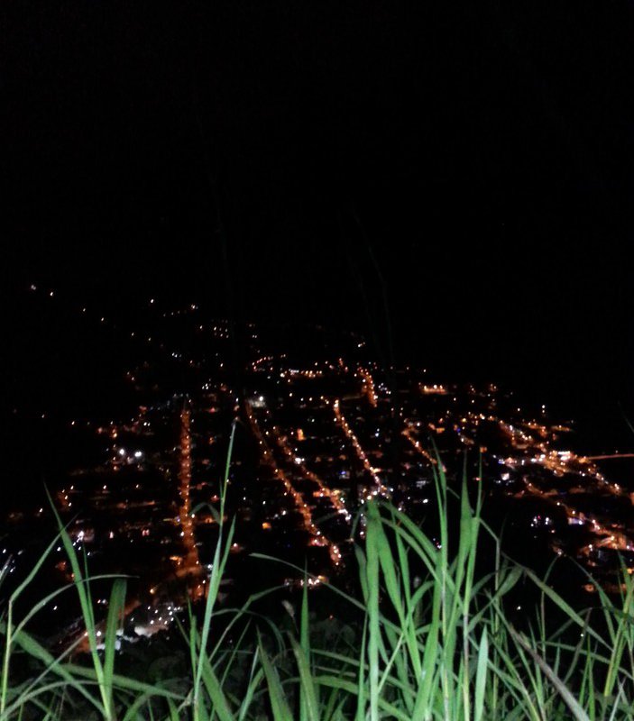 Night view of Baños