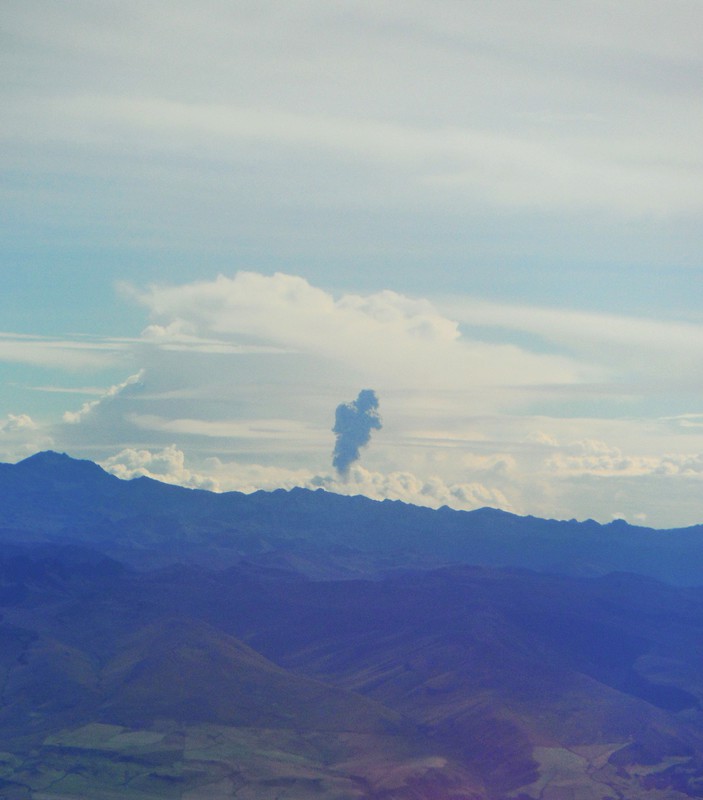 Smoke from Roku Pichincha