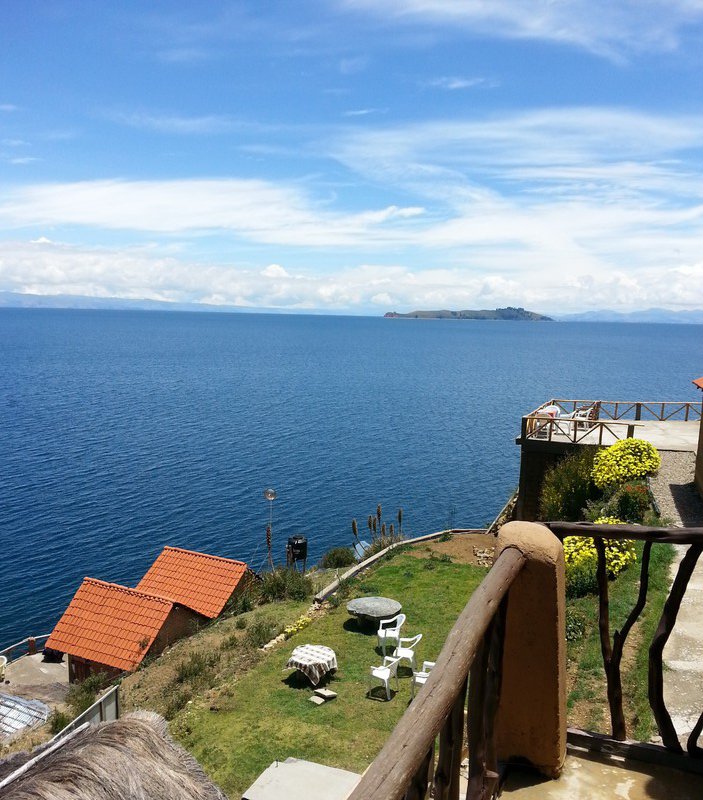 View of the Isla de la Luna from the balcony