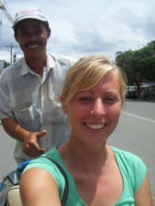Me and my cyclo driver