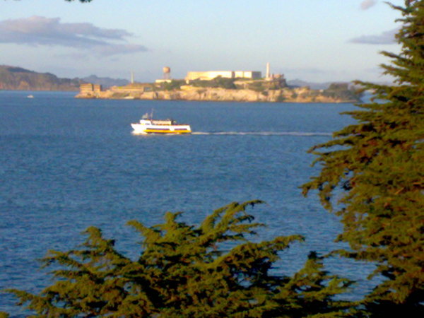 Alcatraz from the hostel