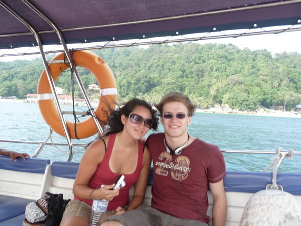 Tanja & Moe auf der Bootsfahrt
