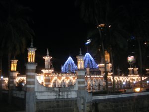 The Masjid Jamek by night
