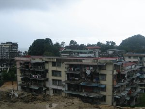 Urban housing in Sandakan