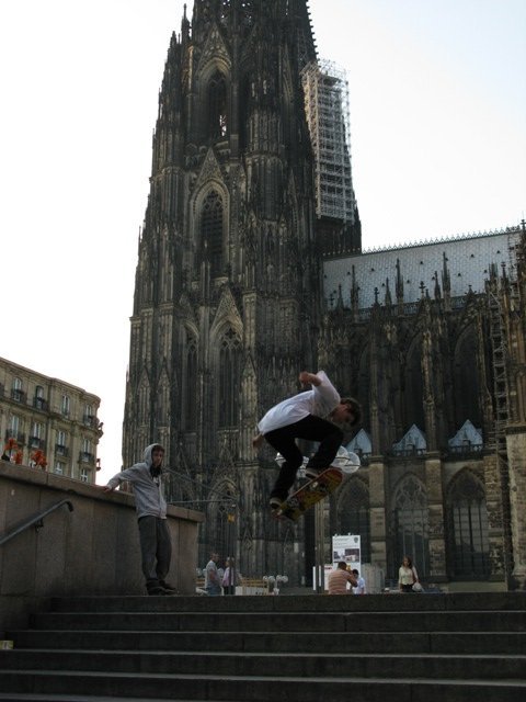 Cologne Cathedral & Skater Boy