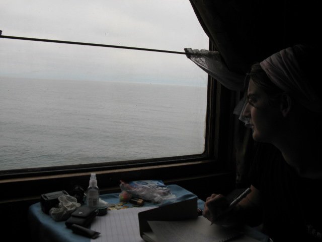 Looking for seals in Lake Baikal