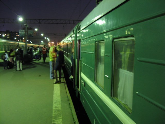 All aboard - departing Moscow