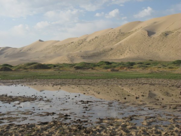 Sand  dunes in the Gobi
