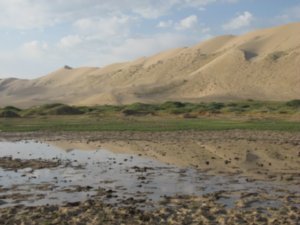 Sand  dunes in the Gobi