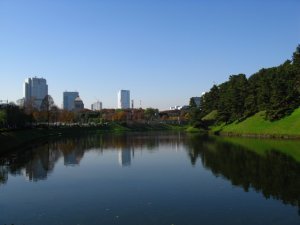 Tokyo city reflection