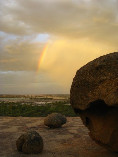 The rock & rainbow