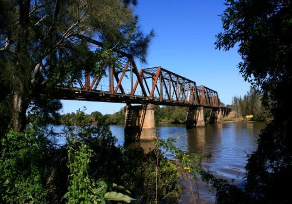 Disused rail bridge