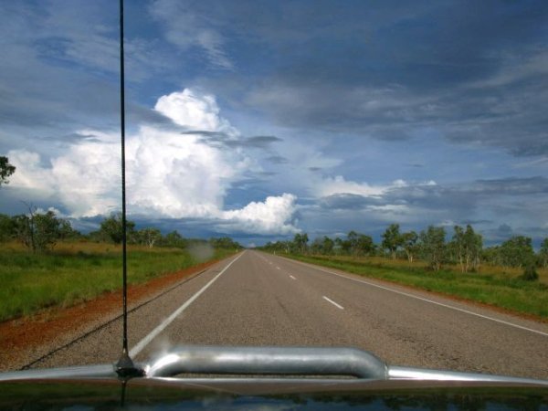 Driving through The Kimberley