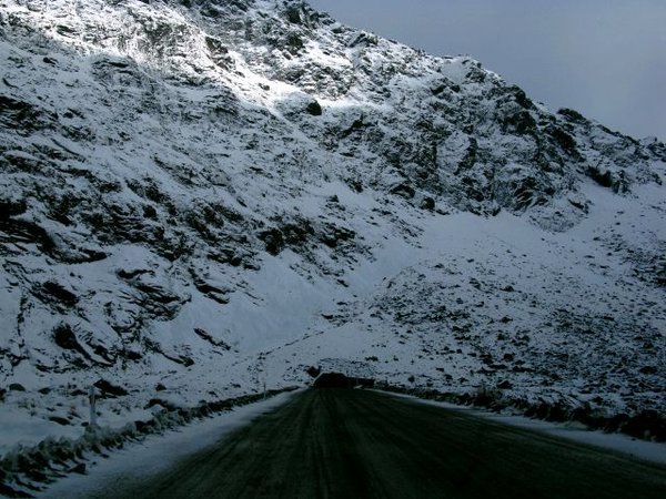 Entrance to Homer Tunnel