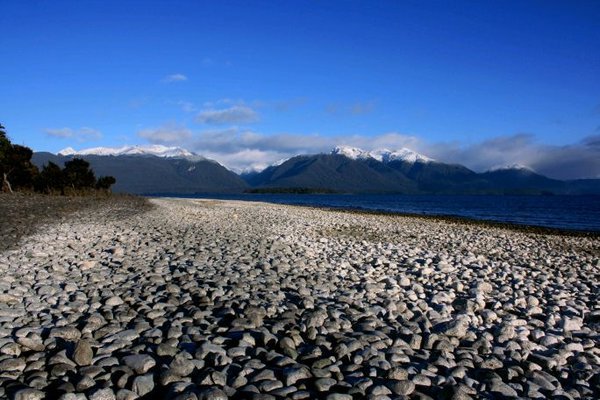 The largest lake in the South Island