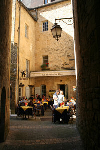 Our lunch venue Sarlat