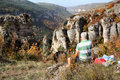 Picnic over the Jonte gorge