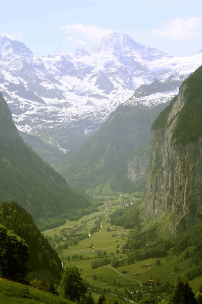 Lauterbrunnen Valley From Wengen