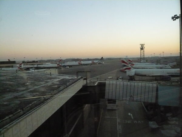sunrise at Heathrow