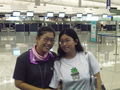 Katherine and I at the airport