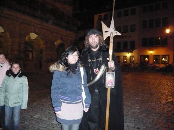 photo with the night watchman