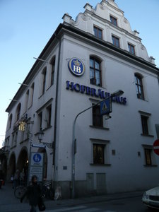 the famous beer hall in Munich
