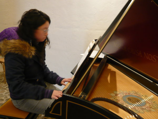 I played harpsichord!!