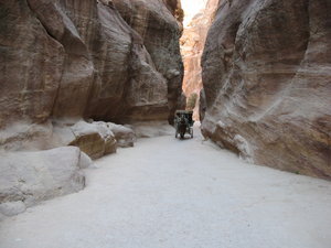 The siq at Petra
