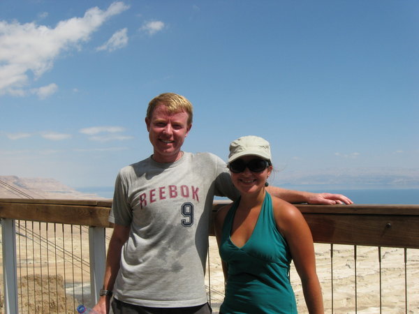 Saskia and I at the top of Masada