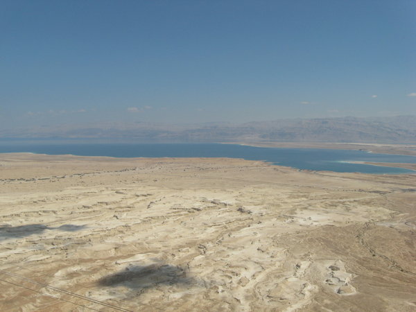 View from the top of Masada