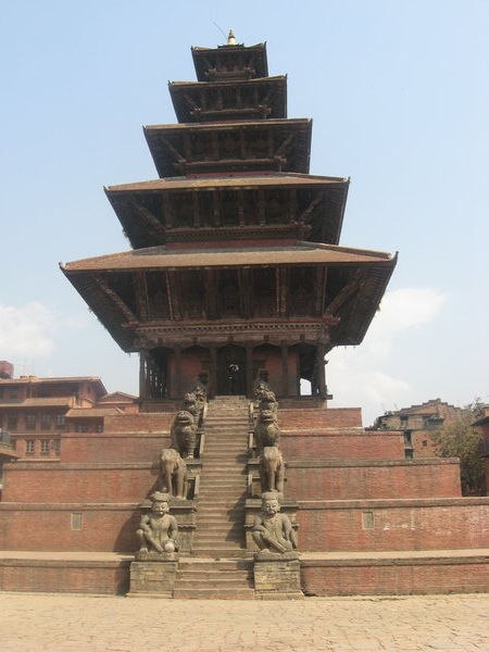 A 5 tiered temple
