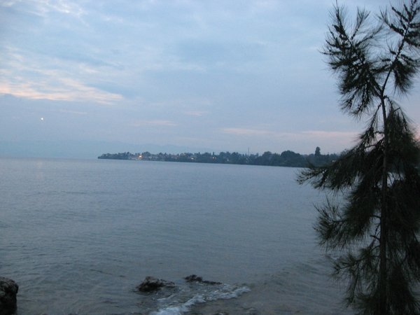 Lake Kivu at sunset