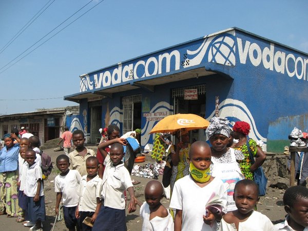 School kids in Goma